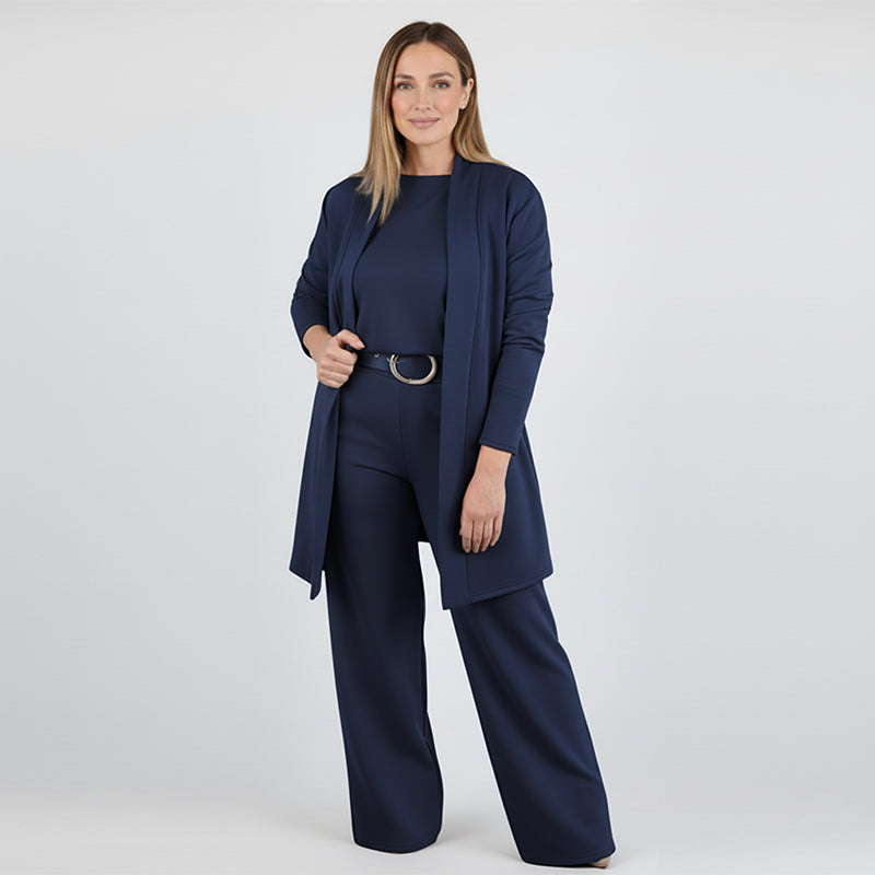 🍂 Conjunto Elegante  de 3 piezas: comodidad suave y estilo versátil