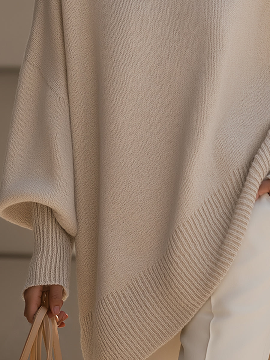 Lucinda | El poncho de punto ligero con un estilo elegante y desenfadado