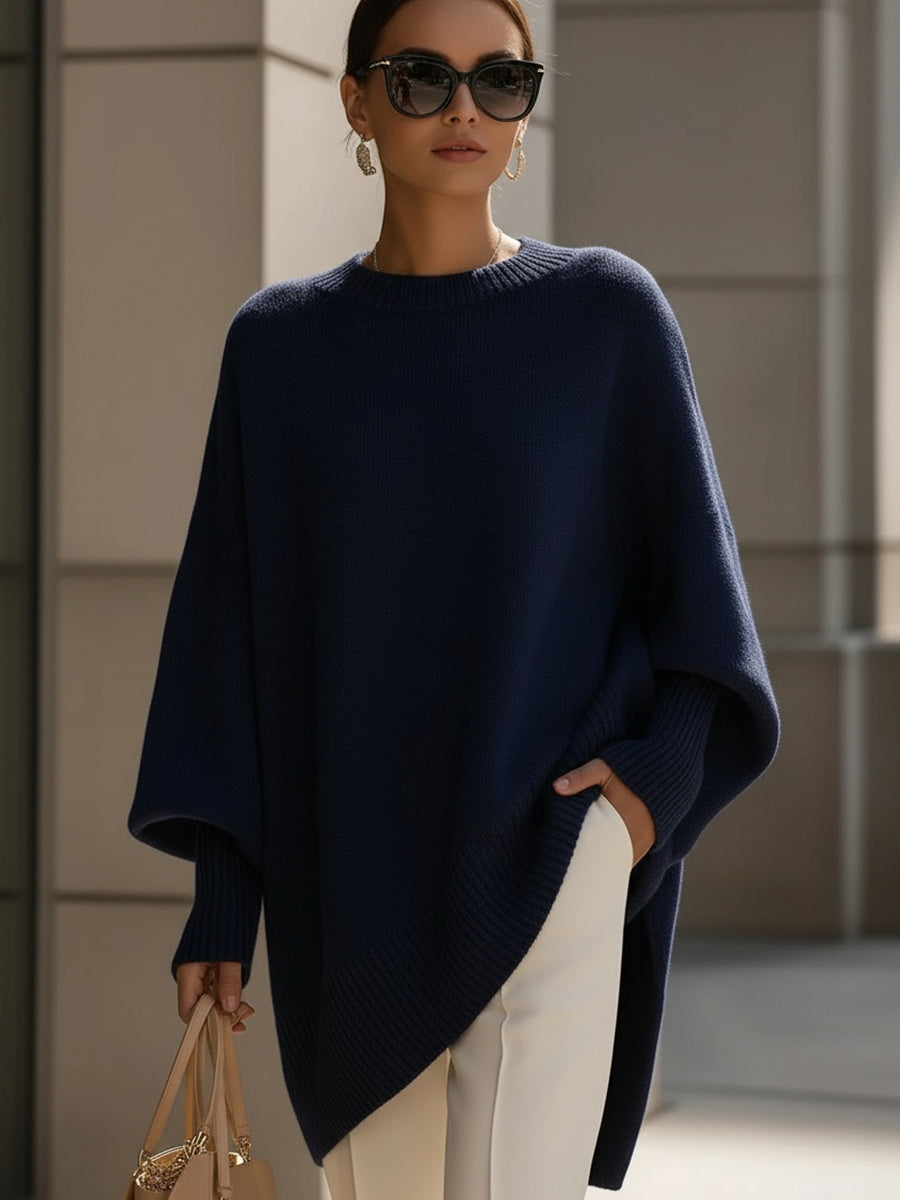 Lucinda | El poncho de punto ligero con un estilo elegante y desenfadado