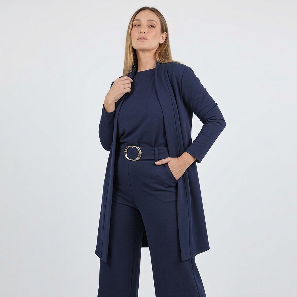 🍂 Conjunto Elegante  de 3 piezas: comodidad suave y estilo versátil