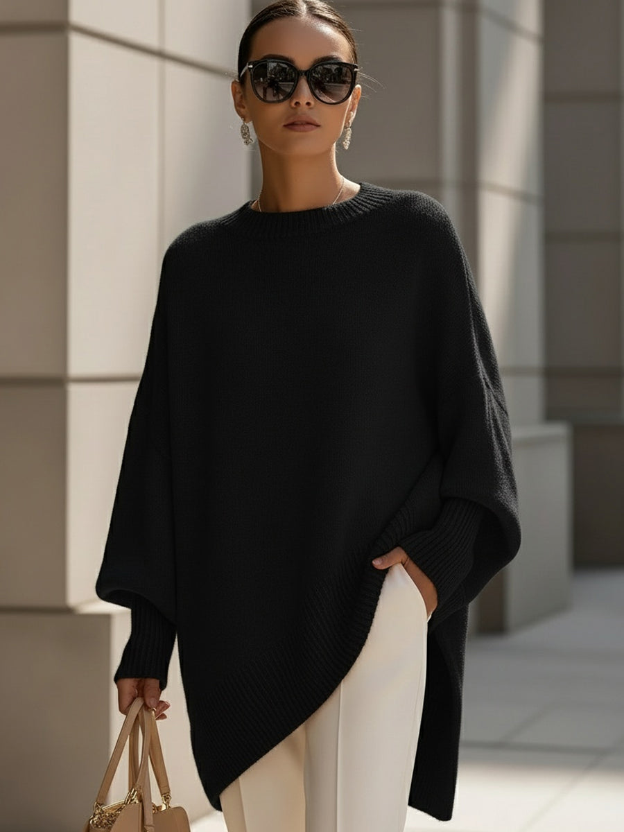 Lucinda | El poncho de punto ligero con un estilo elegante y desenfadado