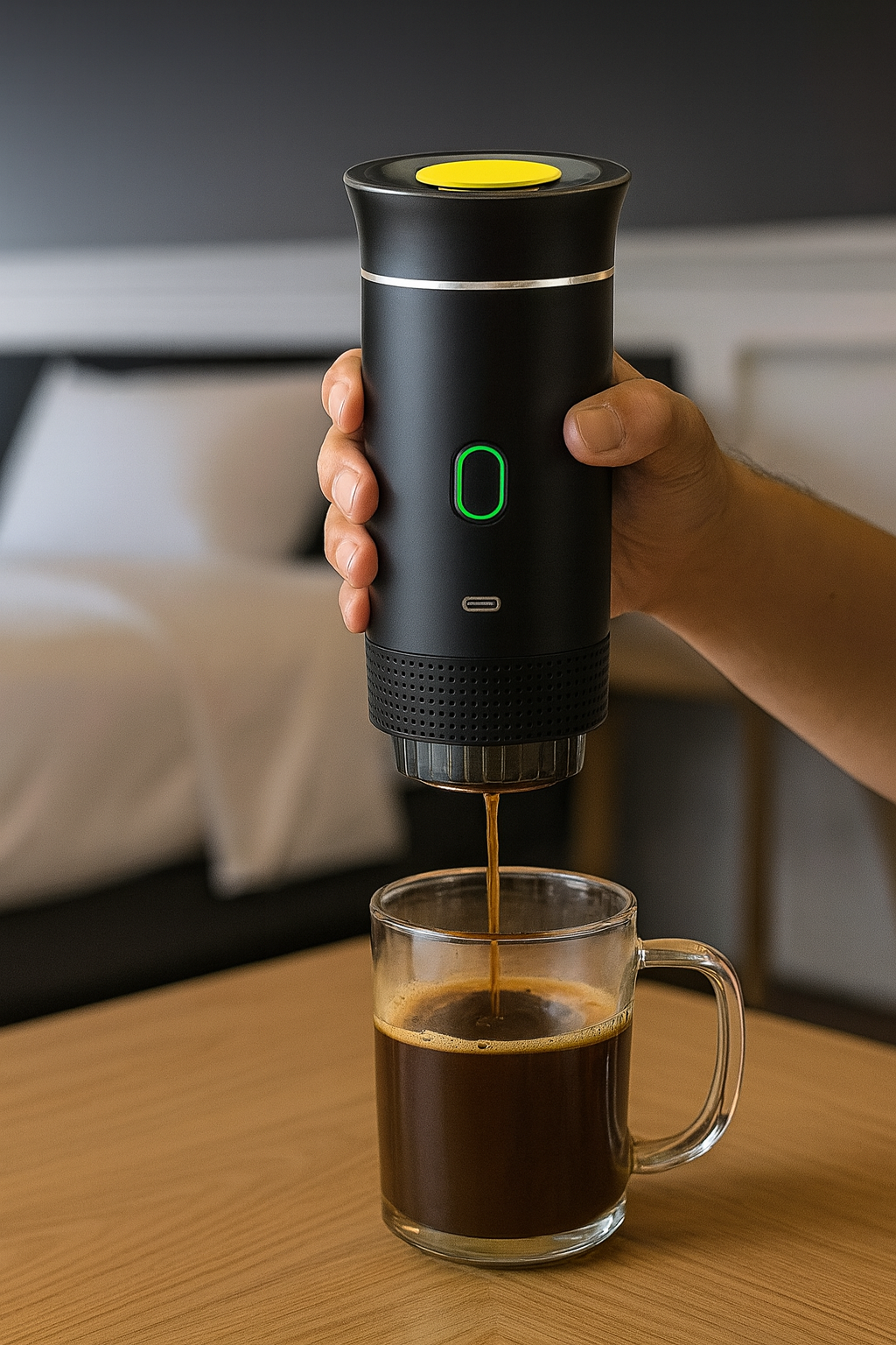 AeroCafe - Máquina portátil de espresso y capuchino