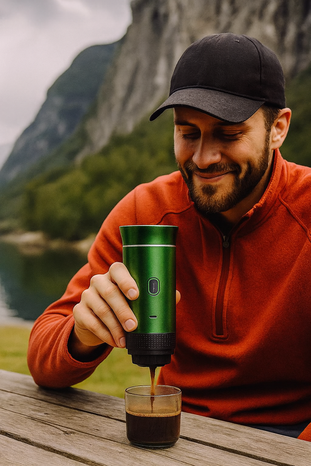 AeroCafe - Máquina portátil de espresso y capuchino