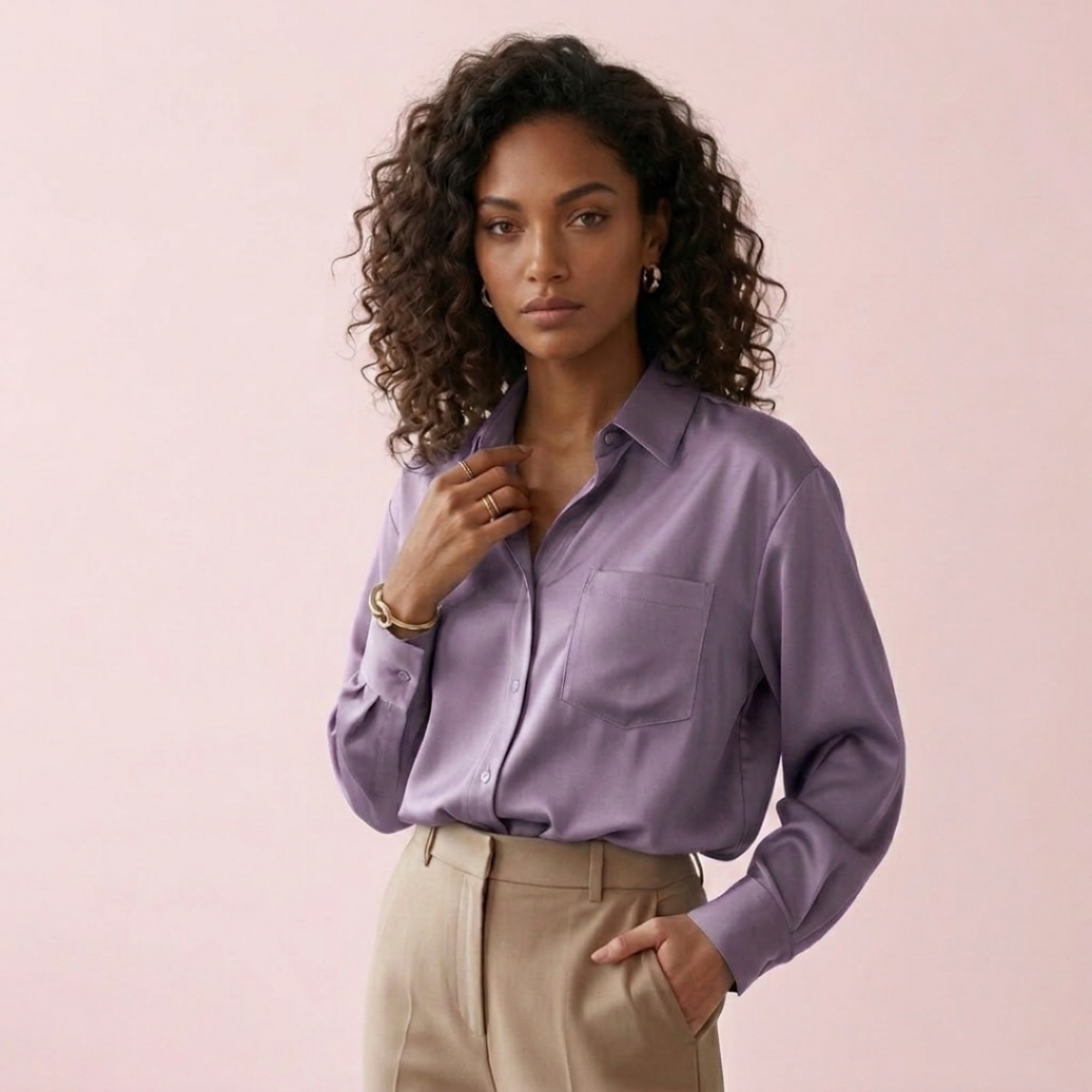 Blusa de seda Valentina