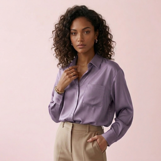 Blusa de seda Valentina