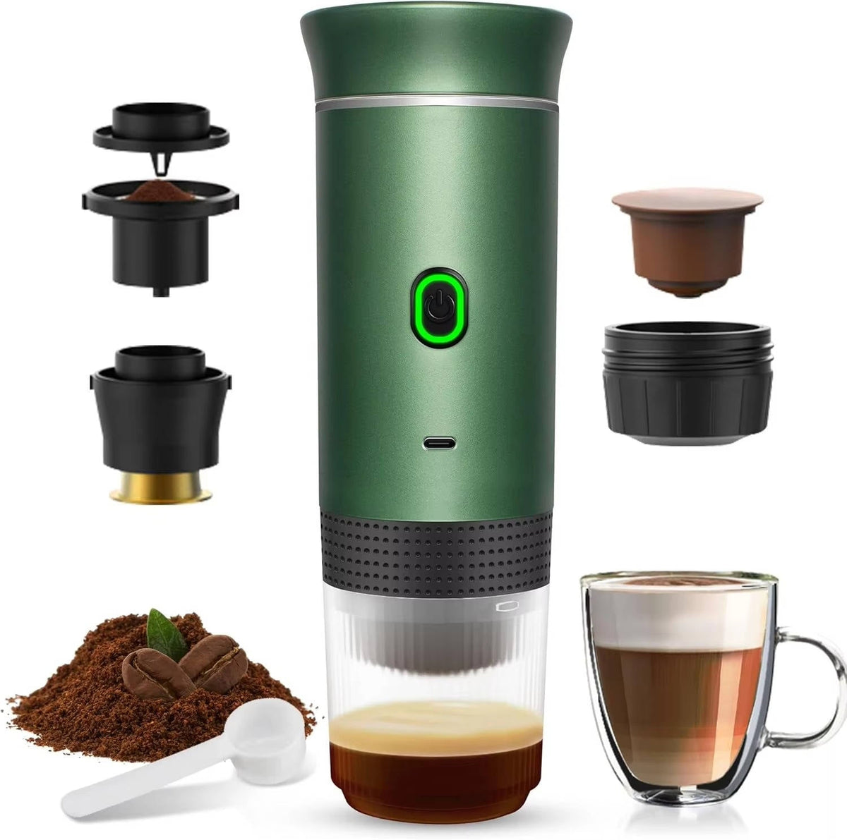 AeroCafe - Máquina portátil de espresso y capuchino