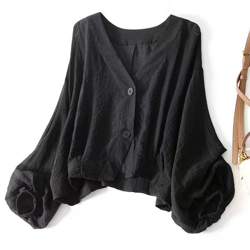 Blusa de lino Eliza Cloud