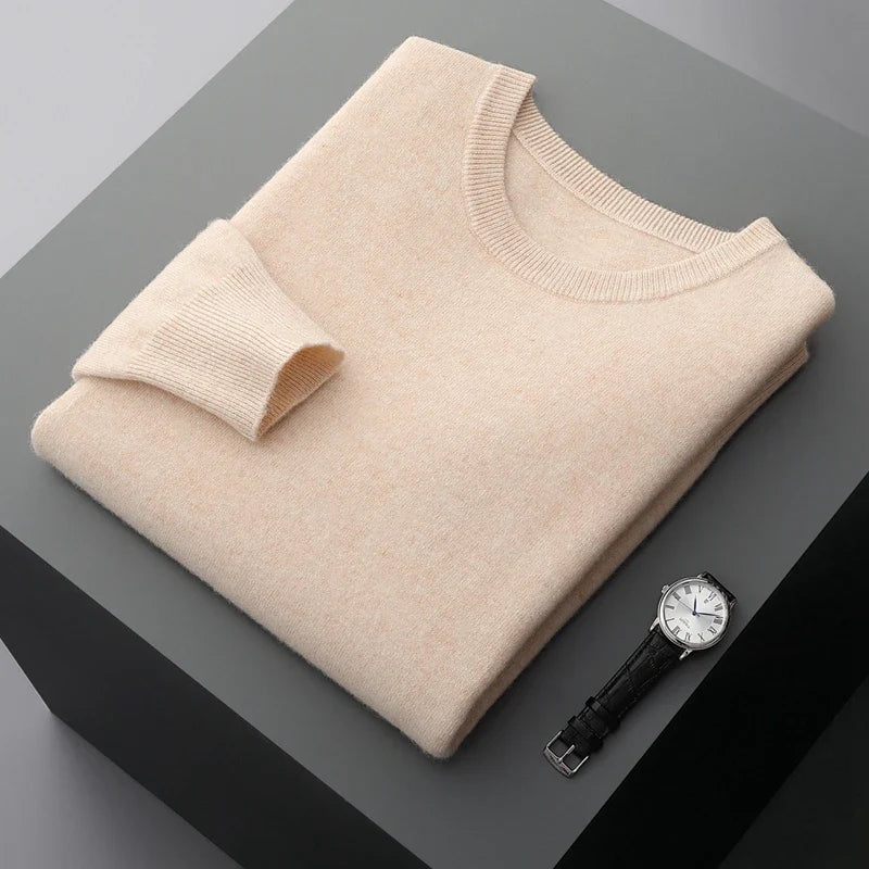 Jersey de lana de cuello redondo Langston