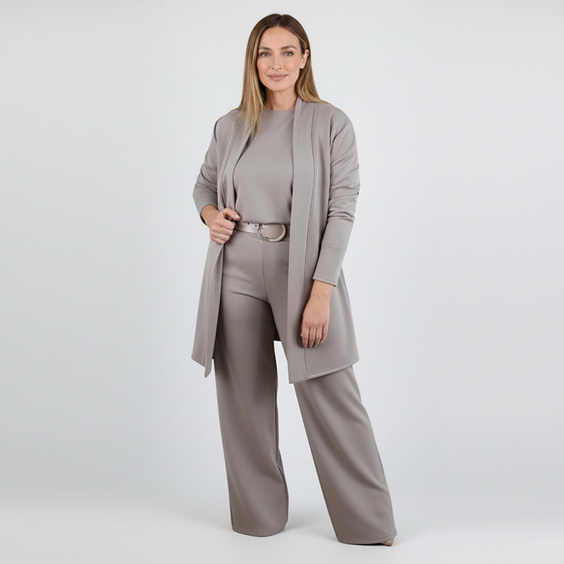 🍂 Conjunto Elegante  de 3 piezas: comodidad suave y estilo versátil