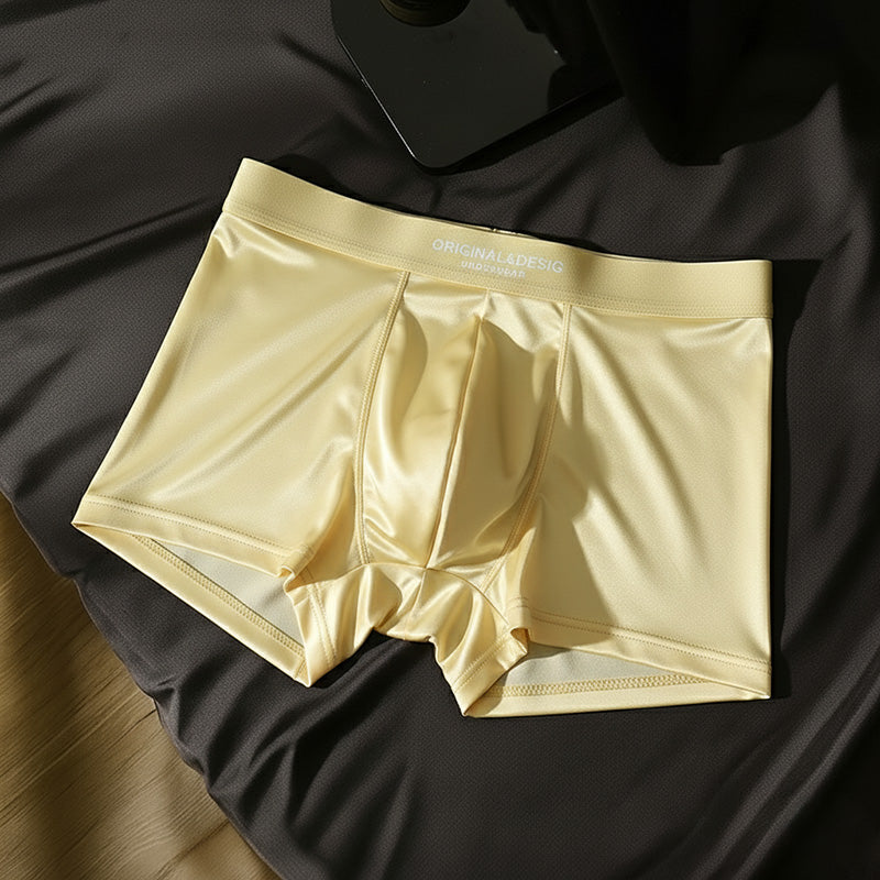 Conjunto de braguitas de seda «Platinum Ice»