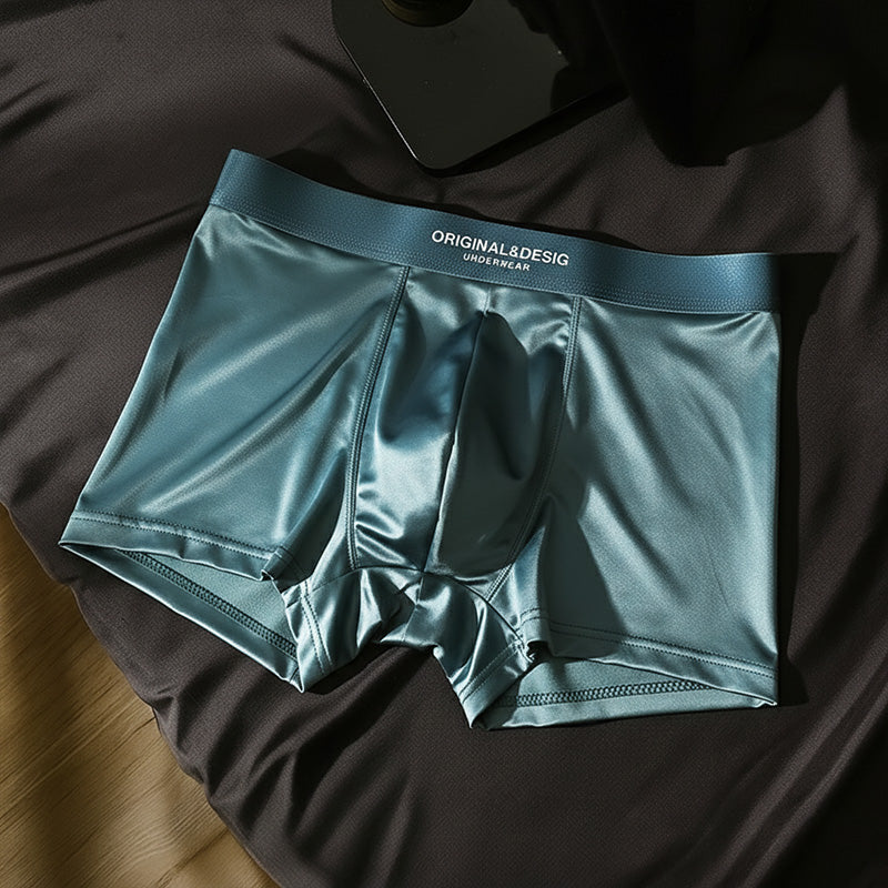 Conjunto de braguitas de seda «Platinum Ice»
